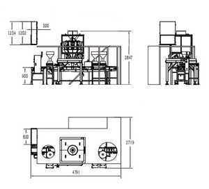 Quadratisches Butterpfeffer-Füllsystem