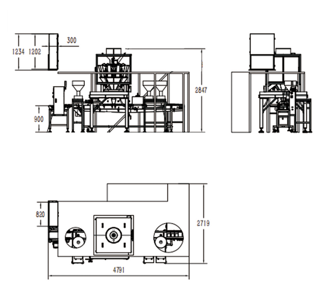 Quadratisches Butterpfeffer-Füllsystem