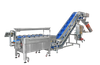 Halbautomatisches System zum Wiegen und Verpacken von Obst und Gemüse in Netzbeuteln