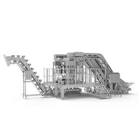 Frozen fruits mixing and weighing system.png