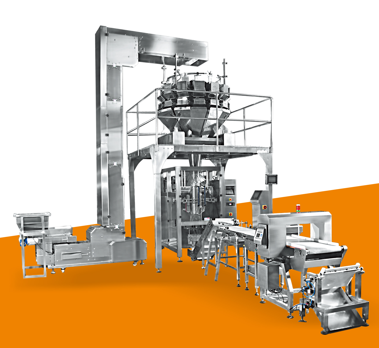 automatische Verpackungsmaschine und Bandfördersystem