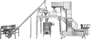 Integriertes System für Granulat- und Pulvermischungspakete
